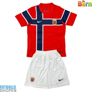 Billiga Norge Hemmatröja Barn VM 2026 Kortärmad (+ Korta byxor)